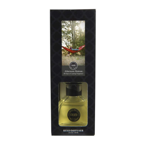Bridgewater Candles Reed Diffuser Aromatizador de ar para ambiente com leo perfumado - retiro  tarde