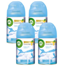 Air Wick Freshmatic 4 nplne Automatick sprej Fresh Linen 4ct Nov vzhled Stejn znm vune Fresh Laundry Esenciln olej Neutralizace zpachu Balen