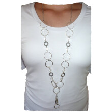 Skryt dut korlky Ahoj krsko! Dmsk pevn retzek Lanyard ID odznak Drk karty Klce 36"" dlouh ucitelsk vletn klcenka