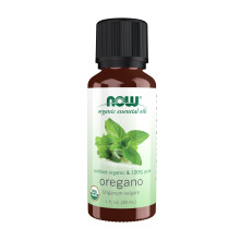 NOW Foods Essential Oils  Organic Oregano Oil  Comforting Aromatherapy Scent  Steam Distilled  100% Pure  Vegan  Child Resistant Cap  1-Ounce