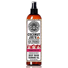 Hawaiian Lei Dark Tanning Oil von Coconut Joe's | Keine schdlichen Chemikalien, minerallfreie 8-Unzen-Flasche