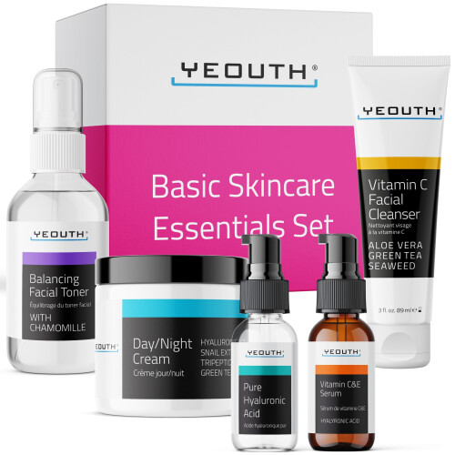 YEOUTH, Anti-Aging System, Zwanziger, 5-teiliges Set