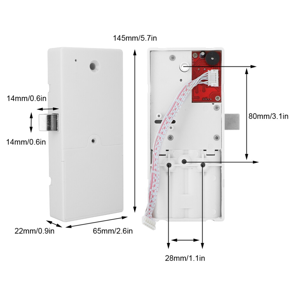 Smart Electronic Induction Lock Sauna Cabinet Gym Locker Sensor Lock 4341324577196