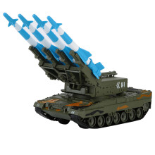 1:40 Alloy Kids Military Vehicle Toy Tank Guided Missile Model Wonderful Children Gift