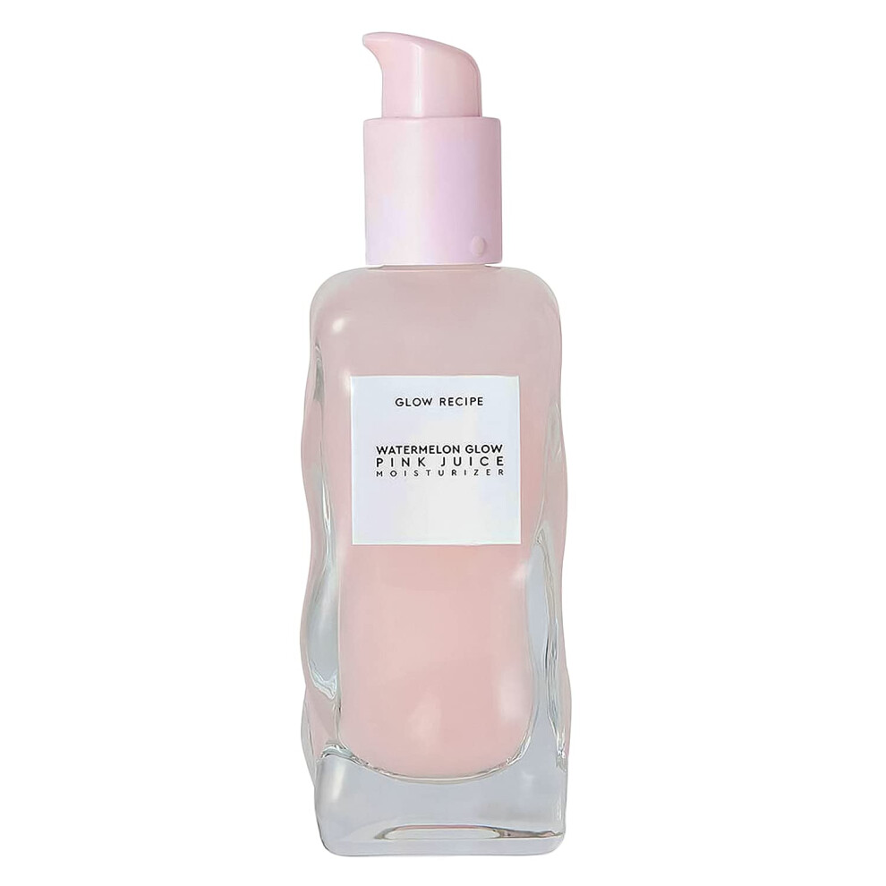 Glow Recipe Pink Juice Water Gel Face Moisturizer for Women  Men & Teens - Hydrating Hyaluronic Acid  Radiance Boosting  Non-Comedogenic  Oil-Fre