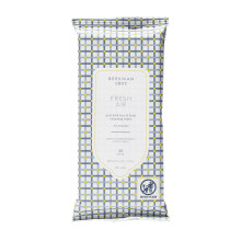 Beekman 1802 Face & Body Wipes Frisk luft - Duftende - 30 Count - Renser snavs og makeup - Med gedemlk Aloe & E-vitamin - Alkoholfri biologisk n