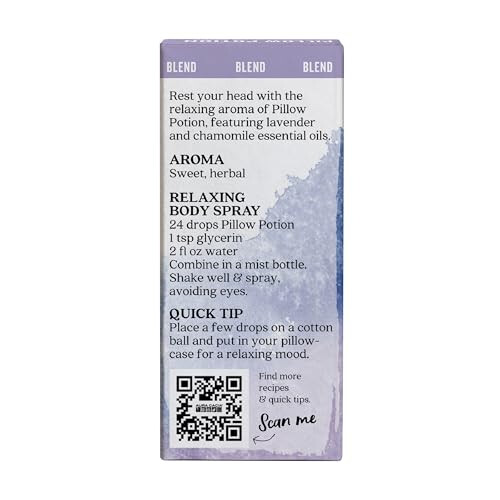 Aura Cacia Eterisk Olja Avkopplande Kuddpotion, 0.5 Fluid Ounce 1