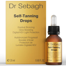Dr Sebagh Self-Tanning Drops - 20 ml | Streak-Free & Scent-Free | Enjoy Sun-Free Golden Radiance In Just A Few Hours | Mix with Moisturizer for Easy A
