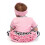 Roupas de bonecas reborn, roupas rosa para meninas de 20 a 22 polegadas 3