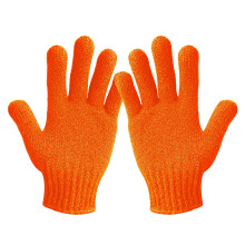 MIG4U Exfoliating Shower Gloves for Bath Premium Nylon Body Wash Bathing Gloves for Men Women Spa Massage and Skin Scrub Dead Skin Remover wit