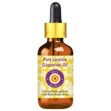 Olio di liquirizia Deve Herbes (liquirizia) (Glycyrrhiza glabra) con contagocce in vetro | Infuso | Puro | Non appiccicoso | Leggero | Per miscel