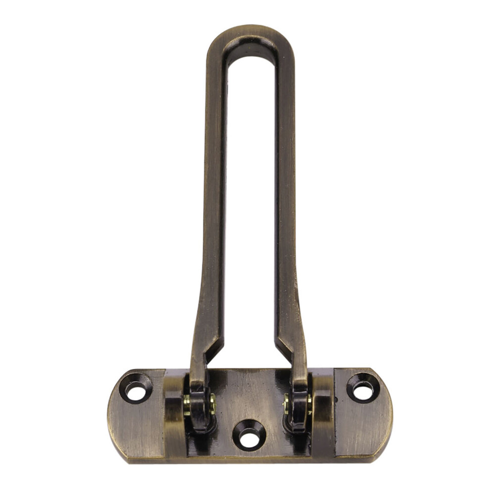 Heavy Duty Zinc Alloy Safety Guard Security Door Lock Latch For Home Hotel Door (Bronze) 8781324578476