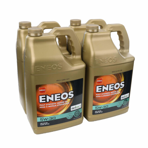 ENEOS 5W-30 Vollsynthetisches Motor   l (5-Quart-Karton mit 4 St   ck)