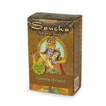 Prabhuji's Gifts Saucha Soap Bar - Sabonete natural de leo de coco - Sabonete corporal nutritivo e embelezador - Sabonete em barra para mulheres