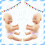 DC-BEAUTIFUL 4 pacotes de fraldas para bebs, roupas ntimas para bonecas de 14 a 18 polegadas, adequadas para bonecas infantis, bebs e meninas 3