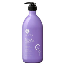 Halforange Luseta Biotin- und Kollagen-Shampoo zur Verdickung bei Haarausfall und schnellem Haarwachstum angereichert mit Arganl zur Reparatur von