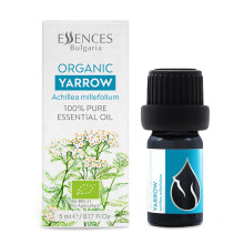Essences Bulgaria Olio essenziale Yarrow Organic 1/6 FL OZ | 5ml | Achillea Millefolium | 100% puro e naturale | Nonluito | Grado terapeutico | Farm