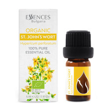 Essences Bulgaria Organic St. John's Wort Essential Oil 1/6 Fl Oz | 5ml | Hypericum perforatum | 100% puro e naturale | Nonluito | Grado terapeutico