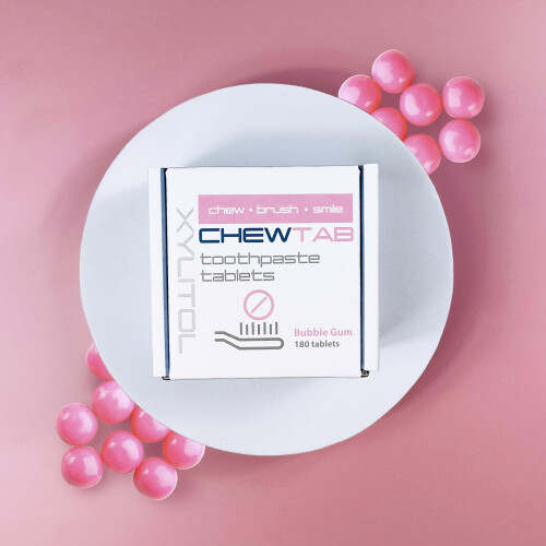 Compresse di dentifricio chewtab weldental ricarica 2