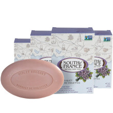 Violet Bouquet Clean Bar Soap von South of France Clean Body Care Dreifach gemahlene franzsische Seife mit Bio-Sheabutter + therischen len Vegane