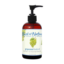 Best of Nature Olio di vinaccioli puro al 100% - Crema idratante leggera e non grassa, senza profumo, per capelli, pelle, viso e olio vettore per