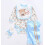 Roupas de boneca reborn menino, 5 peas para boneca reborn de 17 a 18 polegadas, conjunto de roupa azul para menino 1