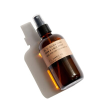 P.F. Candle Co. Golden Coast Scented Room & Linen Spray (7.75 fl oz) Amber Glass Bottle, Fine Fragrance Oil, Quick Fabric and Air Refresher, Made in T