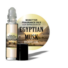 Egyptisk moskusduft kropsolie 1/3 oz rulle p glasflaske Strk uskrne rejsestrrelse Langtidsholdbar parfumeolie
