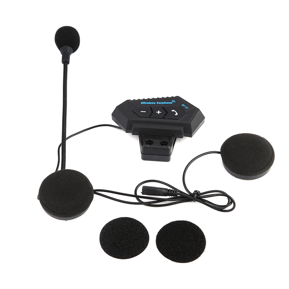1 Pair Motorcycle Helmet Bt Headset Headphone Speakers Support Handsfree Calling 4661324579847