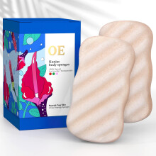Konjac Body Sponge (2 balen) | 100% prrodn a bez mikroplastu | Netoxick | Biologicky rozloiteln | Ekologick | Balen bez plastu