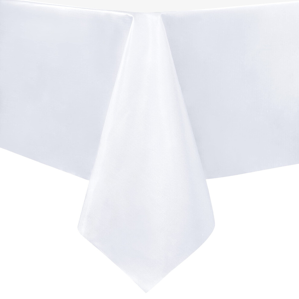 sancua 100% Waterproof Rectangle PVC Tablecloth - 54 x 108 Inch - Oil Proof Spill Proof Vinyl Table Cloth Wipe Clean Table Cover for Dining Tabl