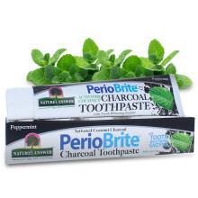 Nature's Answer, PerioBrite Kohlepulver-Zahnpasta, Pfefferminze, 4 oz (113,4 g)