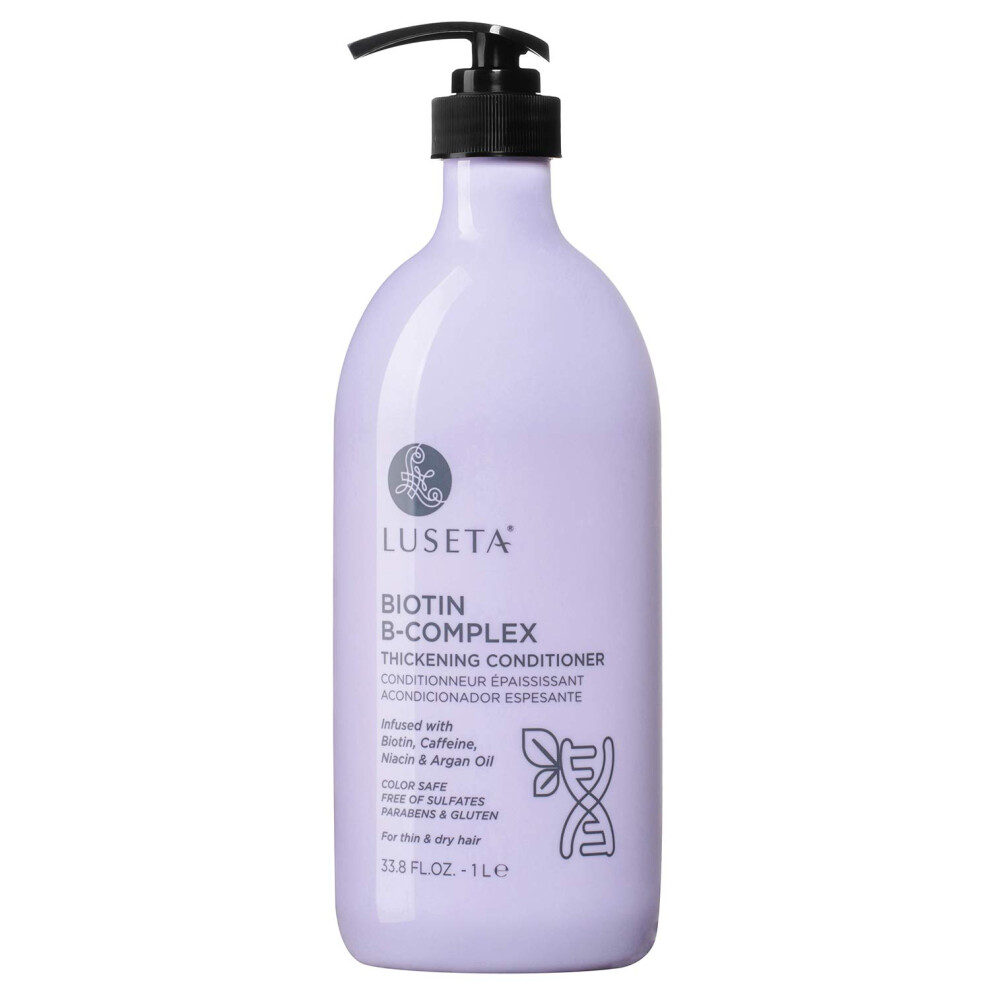 L Luseta Luseta Biotin B-Complex Thickening Conditioner For Hair Growth And Strengthener - Hair Loss Treatment For Thinning Hair With Biotin Caffein And A
