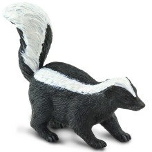 Safari Ltd. Stribet Skunk-figur - naturtro 2,5"""" modelfigur - Pdagogisk legetj til drenge, piger og brn i alderen 3+