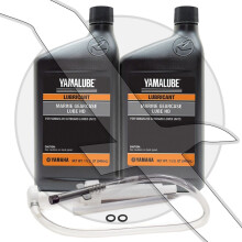 YAMAH Yamalube OEM phngsmotor HD Heavy Duty Gear Lube Kit m/Pumpe 2x ACC-GLUBE-HD-QT Nedre enhedsolie 2x 90430-08003-00 Pakninger 4-takts V8 F3