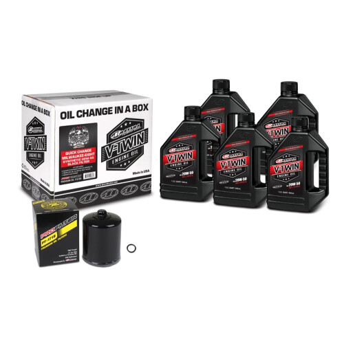 V-Twin-lwechselsatz Synthetik mit Chromfilter Milwaukee-Eight
