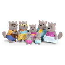 Li'l Woodzeez - Conjunto de casa de bonecas do Departamento de Segurana de 16 peas com mveis e acessrios em miniatura para caminho de bombei