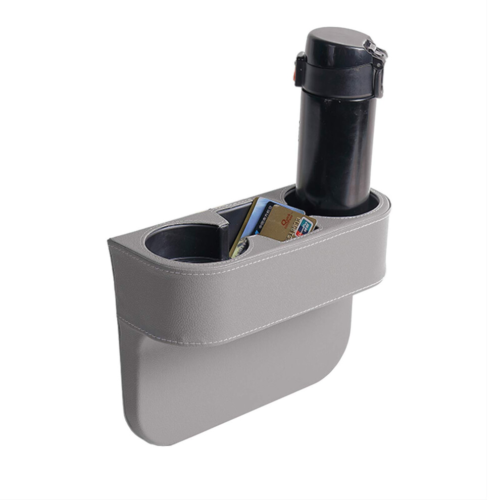 Car Seat Organizer Cup Drink Holders Multi Functional Gap Filler Storage Box Insert Organization Helps Reduce Distracted Driving&Holds Phone Moun 7089119953875