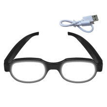 Japan Anime Manga LED lyser op Briller Briller Sjovt legetj Parodi Kostumer Cosplay Nyhed Rekvisitter Gag Gave