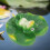 Simulation Artificial Floating Water Lotus Leaf Frog Amimal Pond Fish Tank Decoration 7