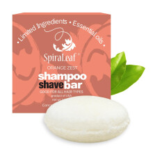 SPIRALEAF Shampoo & Shave Bar - Växtbaserad Shampoo & Rakbar för alla hårtyper, USA M