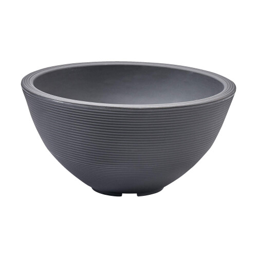 Crescent Garden Delano Plantador Vaso de parede dupla de 16 polegadas (ardsia)