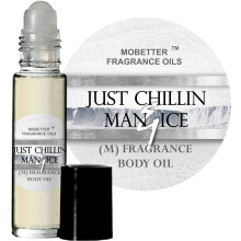 MOBETTER FFRGRANCE OLS Just Chillin Man & Ice Men Kölnin vartaloöljy 1/3 unssia lasipullossa