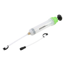 OEMTOOLS 25443 200cc vtskeutsug och pfyllningspump Oljeutsugspump fr bromsservostyrning och kylvtska Dubbelskala cylinder med frlngningsrr