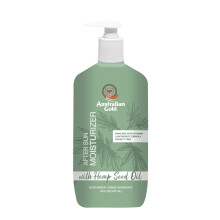 Australian Gold After Sun Moisturizing Lotion with Hemp Seed Oil Enriched with Caffeine Vitamin Blend Dye Free Vegan & PETA Approved 16 Ounces
