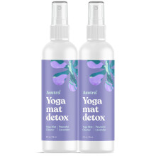 Asutra Yoga Mat Cleaner Spray Bundel (Peaceful Lavender) 4 Fl Oz (Pack of 2) - Geen gladde residu Organische etherische olin De diepe reinigen v