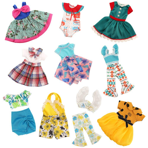 BM 10 conjuntos de roupas de boneca Wellie americana, roupas feitas  mo, roupas casuais e outras bonecas de 14 a 14,5 polegadas 1