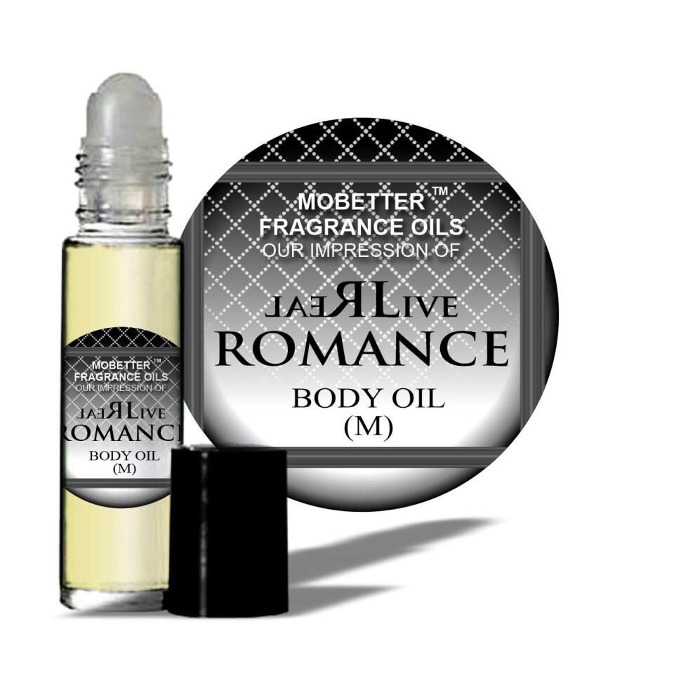 Mobetter Duft O Mobetter Fragrance Oils Real Live Romance Men (M) Men Cologne Body Oil 10Ml Rollon
