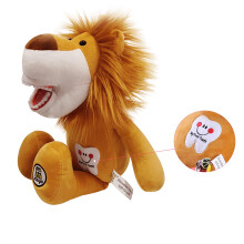 YOUYA DENTAL Tooth Fairy Plush, Oral Health Presentation Doll Puppet Little Lion Tooth Fairy Dental Educational Plush Small Size Doll with Teeth for K