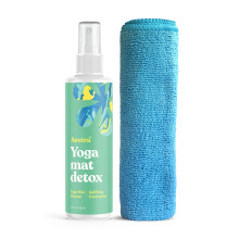 Asutra Yoga Mat Cleaner Spray (Utrifting Eucalyptus) 4 Fl oz - Geen gladde residu Organische Essentile olin De diepe reiniging voor fitnesswiel